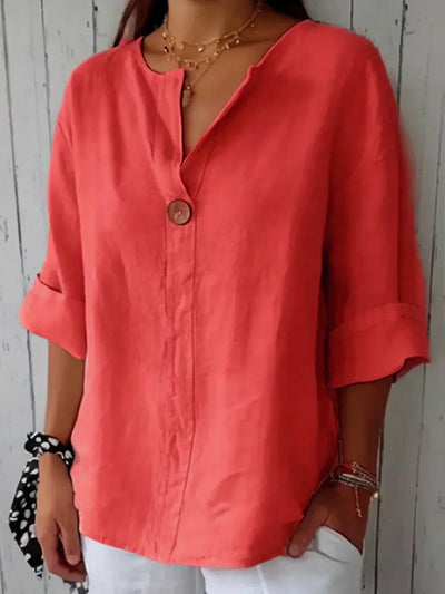 Chique blouse met relaxte pasvorm voor dames