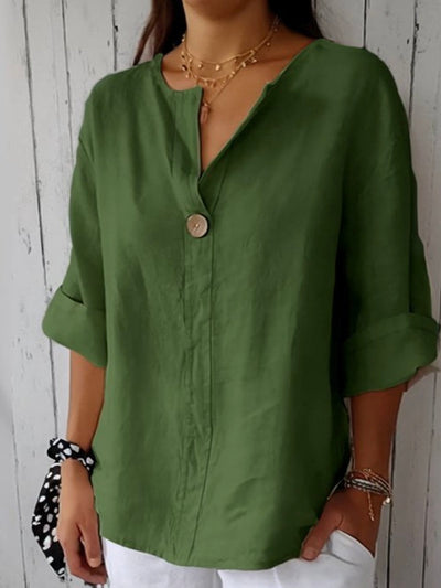 Chique blouse met relaxte pasvorm voor dames